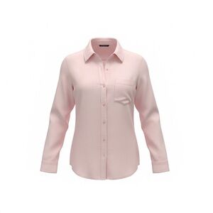 GAP Light Pink Fitted Boyfriend Shirt • Size X-Small